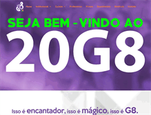 Tablet Screenshot of cursog8.com.br